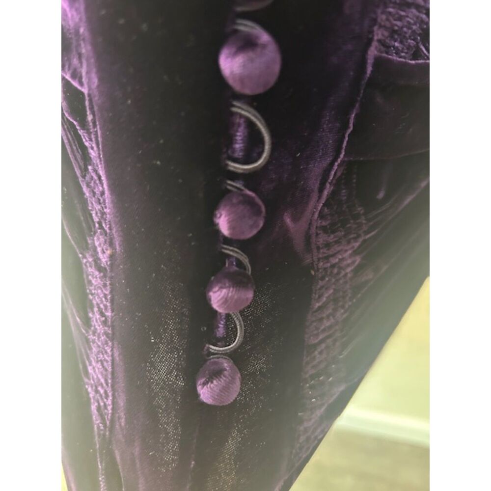 Purple Velvet Top - Picture 3 of 5